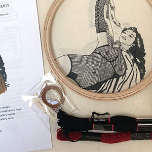 The Snake Charmer Embroidery Kit - VintageMadbyM