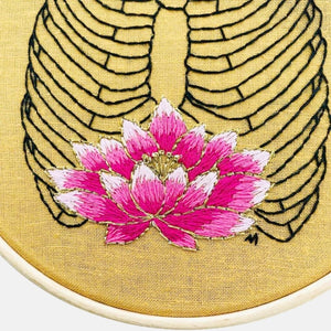 Anatomy & Botanic: Water Lily Rib Cage Embroidery Kit - VintageMadbyM