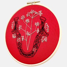 Load image into Gallery viewer, Anatomy &amp; Botanic: Baby Breath in my Jaw Embroidery Kit - VintageMadbyM