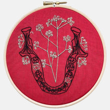 Load image into Gallery viewer, Anatomy &amp; Botanic: Baby Breath in my Jaw Embroidery Kit - VintageMadbyM