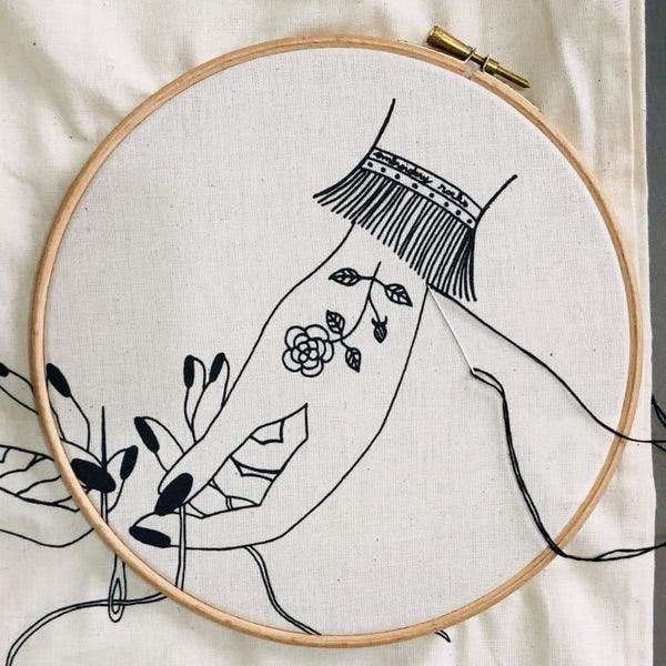 Embroidery Stitch-a-long. Part 3: let’s start!