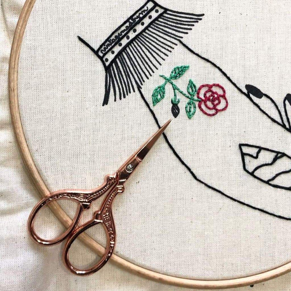 Embroidery Stitch-a-long. Part 4: let’s embroider the ROSES!!!