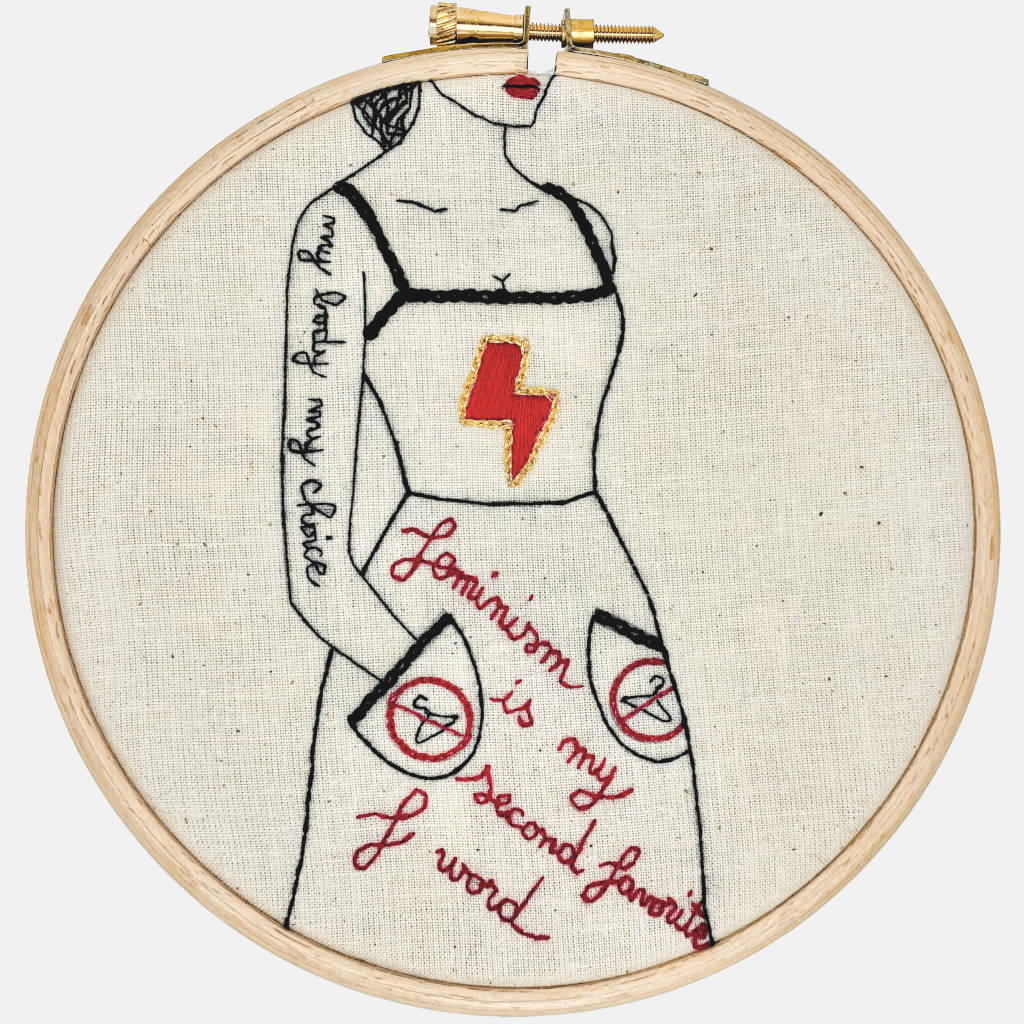 MY Body, MY Choice Embroidery Kit