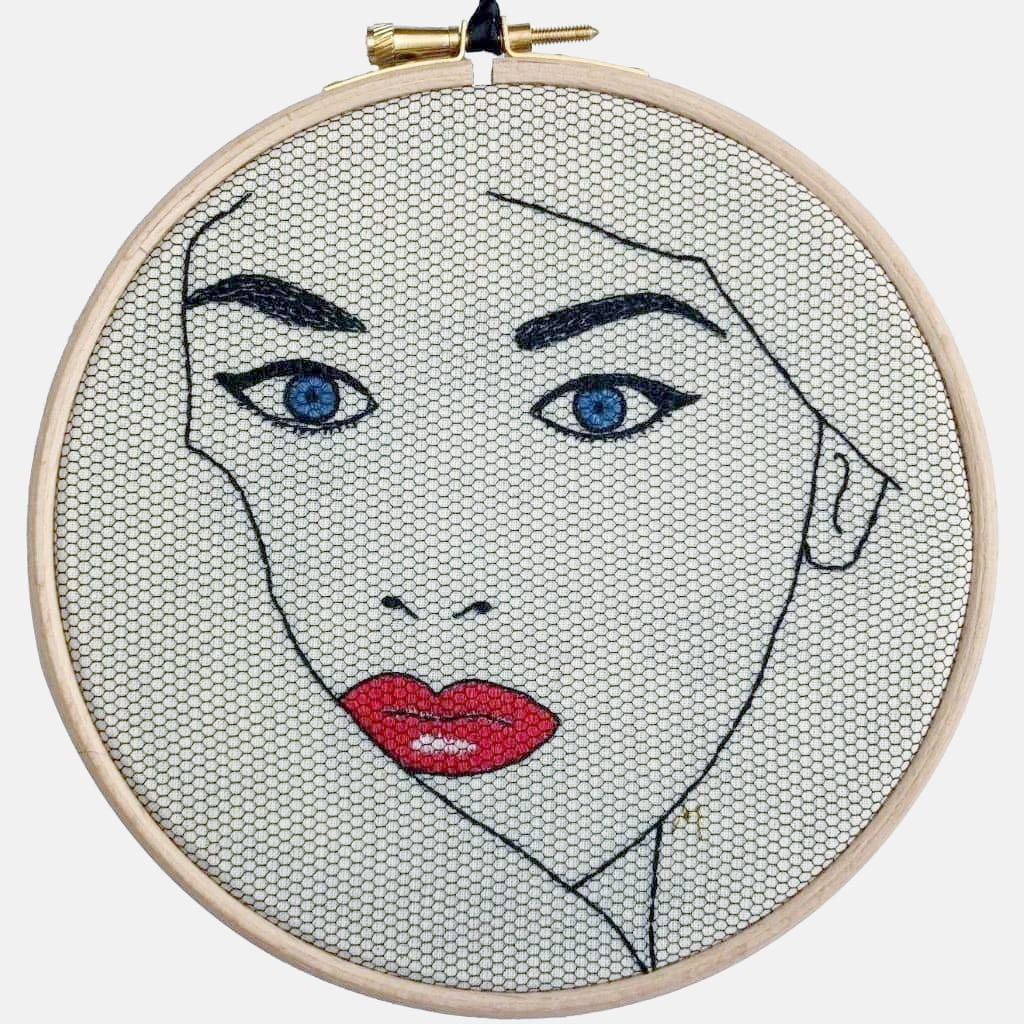 Femme Fatale, Embroidery Kit - VintageMadbyM