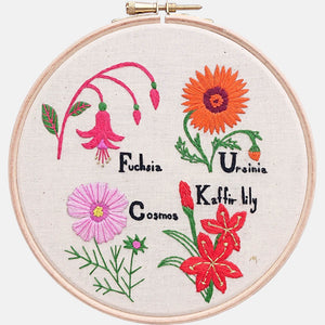 Say it with Flowers Embroidery Kit - VintageMadbyM