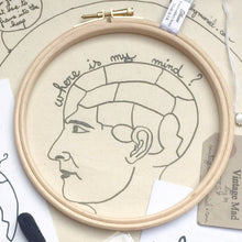 Load image into Gallery viewer, La Tête Phrénologie, Kit de Broderie (à customiser) - VintageMadbyM