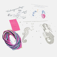 Load image into Gallery viewer, Stick and Stitch mini-Embroidery Kit, The Seahorse and the Mermaid - VintageMadbyM