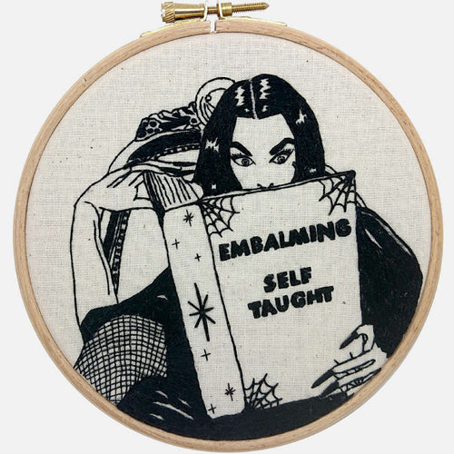Vampira Embalming Self-Taught, Embroidery Kit