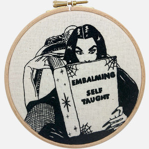 Vampira Embalming Self-Taught Embroidery 