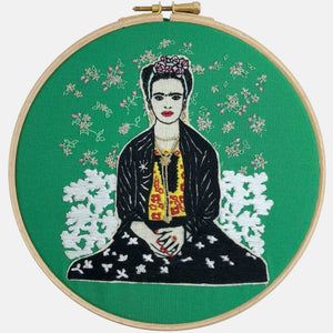 Frida Kahlo, Embroidery Kit - VintageMadbyM