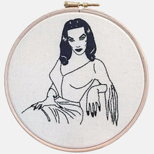 Load image into Gallery viewer, Maila, Beautiful Vampira, Embroidery Kit - VintageMadbyM