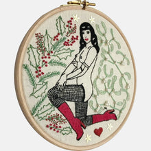 Load image into Gallery viewer, The Christmas Pin Up Embroidery Kit - VintageMadbyM