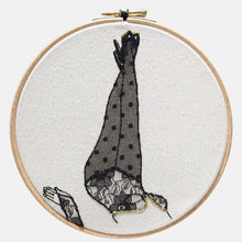 Load image into Gallery viewer, Modern Embroidery, Wall Art, Hoop Art, Luscious Valérie - VintageMadbyM